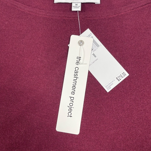 The Cashmere Project - California Cashmere Shirttail Crew - Size M‎ - NEW. - Picture 3 of 15